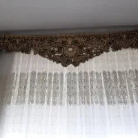 پرده بزرگ پذیرایی و دوتا اتاق خواب بهمراه کتیبه|پرده، رانر، رومیزی|سنندج, |دیوار