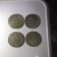 تعدادی سکه قدیمی پهلوی|کلکسیون سکه، تمبر، اسکناس|بروجرد, |دیوار