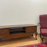 میز تلویزیون چوبی