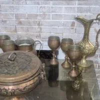 جم آوری لوازم برنجی فلزی برنزی برنز درب منزل