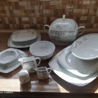 ظروف غذا خوری چینی 18نفره بدون صبحانه خوری|ظروف سرو و پذیرایی|تبریز, |دیوار