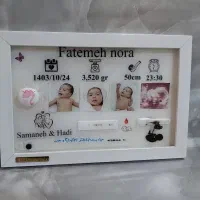 تابلو استند نوزاد رزین