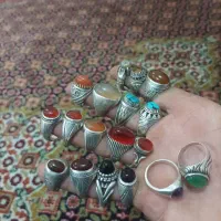 انگشترهای گلچین شده قدیمی وکهنه|جواهرات|بیرجند, |دیوار