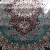 فرش آبی فیروزه ای