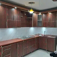 کابینت آشپزخانه جنس ام دی اف بسیار محکم تضمینی