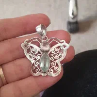 گردنبند پروانه نقره ۹۲۵