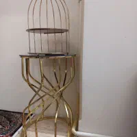 قفس دکوری و جلو مبلی آینه ای تکی|مبلمان خانگی و میز عسلی|نسیم‌شهر, |دیوار