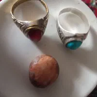 دوتا انگشتر یدونه سنگ قدیمی