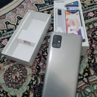 سامسونگ Galaxy A51 نقره ای با ۱۲۸ گیگ تمیز|موبایل|تهران, وردآورد|دیوار
