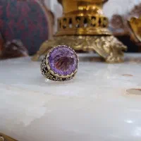 انگشتر دست ساز آمتیست اصل شیک و مجلسی|جواهرات|تبریز, |دیوار