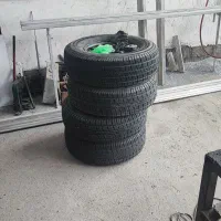 لاستیک نیسان پیکاب فابریک ژاپنی همراه رینگ فابریک