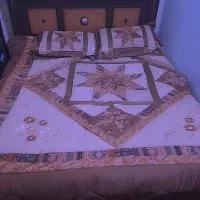 سرویس خواب چوب اصل رنگ خاص قهوه ای
