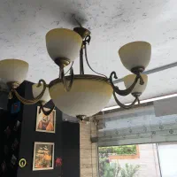 لوستر برنز ۶شاخه