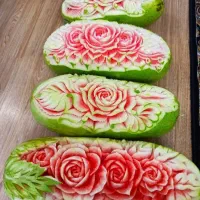 حکاکی هندوانه و کدو یلدایی با قیمت مناسب