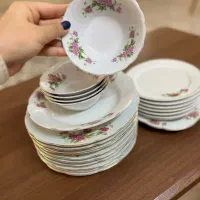 تعدادی چینی گل سرخی