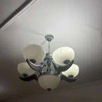 دوعدد لوستر سالم|لوستر و چراغ آویز|گرگان, |دیوار