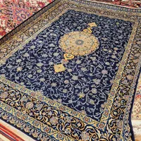 قالی ۱۴ متری دستباف کاشان سرمه ای رنگ|فرش|تهران, اکباتان|دیوار