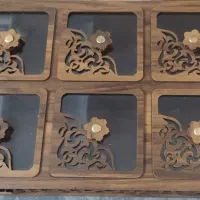 اردو خوری چوبی/جعبه چوبی تیبگ|ظروف سرو و پذیرایی|تهران, جنتآباد شمالی|دیوار