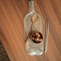 بطری تزئینی یا ظرف سرو غذا|ظروف سرو و پذیرایی|هشتگرد, شهرک المهدی|دیوار