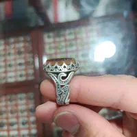 انگشتر عقیق یمنی خطی|جواهرات|کاشان, باغچه فیض|دیوار