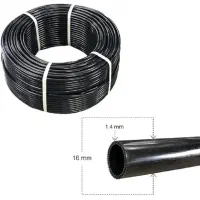 تعدادی لوله قطره ای سایز ۱۶