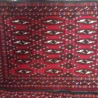 روپشتی نوستالژی  دستبافت ترکمن جنس فرش پشم گوسفند|فرش|زنجان, |دیوار