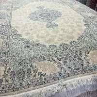 فرش دستباف نائینی کرک و ابریشم