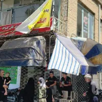 دو دهنه مغازه خیابان قائم