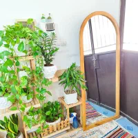 آیینه قدی تمام چوب