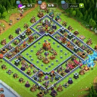 کلش لول230، به همراه کلن لول14 و ۴تا اکانت بالا