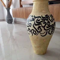 گلدان های سفالی کالیگرافی شده|صنایع دستی و سایر لوازم تزئینی|اراک, |دیوار