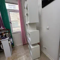 بوفه چوبی سفید