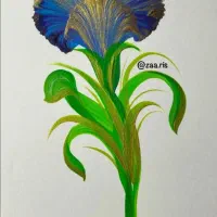 تابلو نقاشی گل