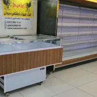 کد۲۳۵ یخچال پرده هوا ردیف ۷۸۹ فروشگاهی قفسه خاتم