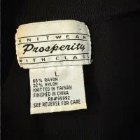 بلوز جلو باز مشکی خارجی سایز L|لباس|تهران, فرمانیه|دیوار