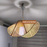 لوستر زیبا از کار مکرومه