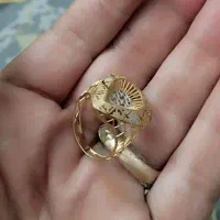 انگشتر سبک ولی سنگین نما کم اجرت