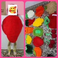 تنپوش طرح میوه ای . لباس میوه ای . تنپوش میوه یلدا|لباس|مشهد, تلگرد|دیوار