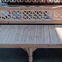تخت تمام چوب چنار