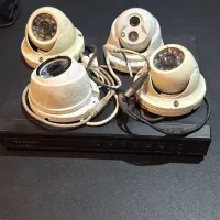 پک چهار کانال دوربین مداربسته انالوگ و hd با هارد