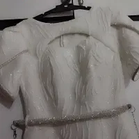 لباس مجلسی سفید و براق نونو|لباس|دزفول, |دیوار