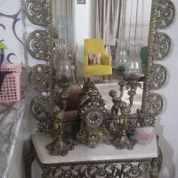 اینه شمعدان و ساعت
