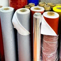 پارچه یکرو و دورو سیلیکونی برزنت پرده نسوز جوشکاری