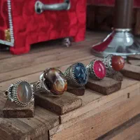 تعدادی انگشتر نقره|جواهرات|سنندج, |دیوار