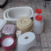 ظروف پلاستیکی نو|ظروف نگهدارنده، پلاستیکی، یکبارمصرف|بجنورد, |دیوار