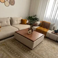 شال مبل و کوسن ۲ عدد باهم