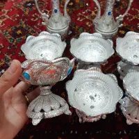 سفره هفت سین و دو عدد گلاب پاش