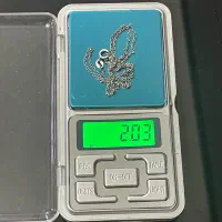 گردنبند نقره زنانه بافت ریز (دیپلمات تراش دار)|جواهرات|رشت, معلم|دیوار