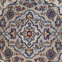 فرش دستبافت اردکان ۶متری لاکی سفید