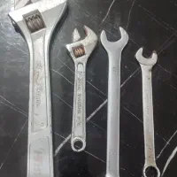 آچار فرانسه دو عدد و دوتا آچار سایز 24 و یک آچار|ابزارآلات|اهواز, پردیس دو|دیوار